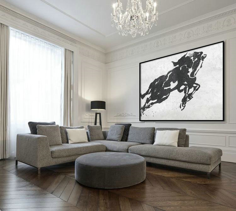 Big Art Canvas,Oversized Horizontal Minimal Art On Canvas,Large Paintings For Living Room #K5E4